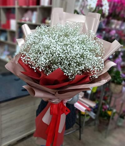 Букет цветов из: Гипсофила в Иловле