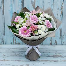 Букет цветов из:  Герберы, Альстромерии и Хризантемы #REPLACE_PRED# Иловле