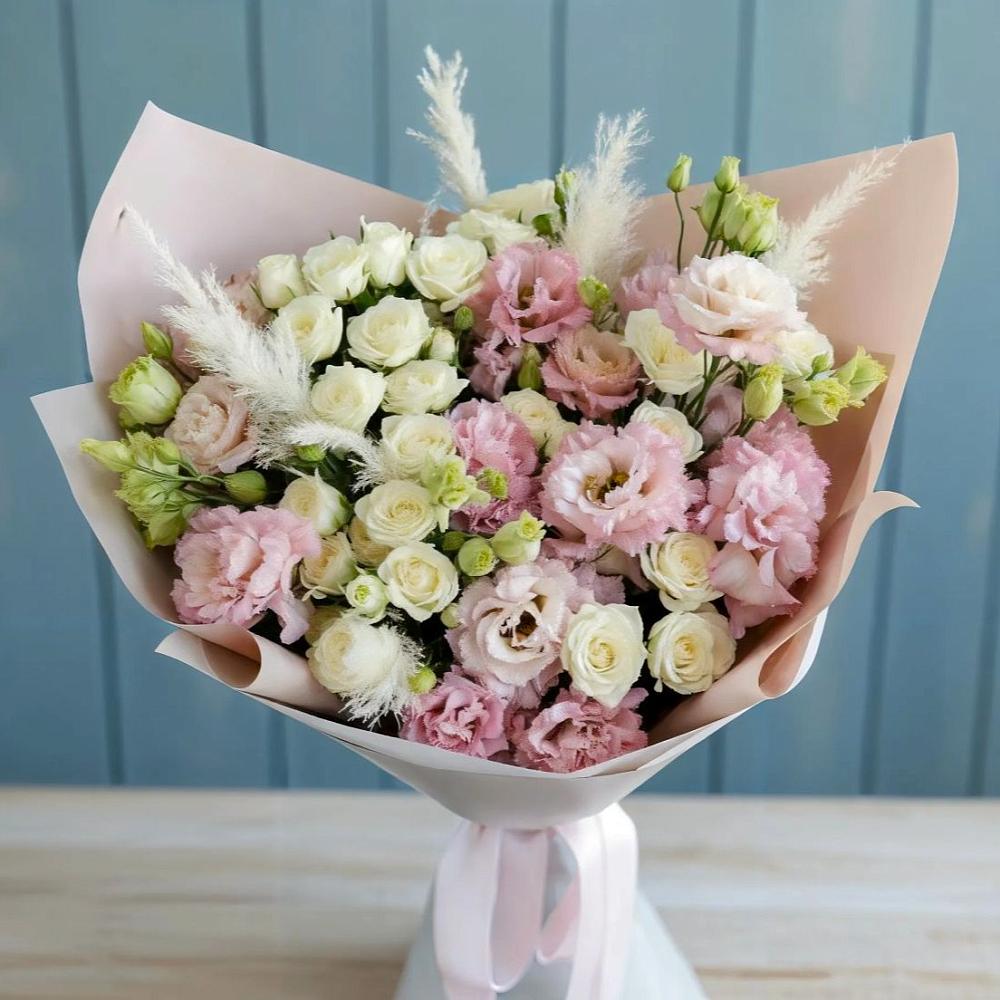 Букет цветов из: Альстромерии и Розы в Иловле