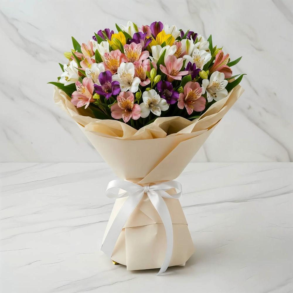 Букет цветов из: Альстромерии в Иловле