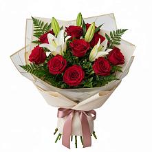 Букет цветов из:  Лилии и Розы в Иловле