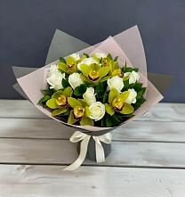 Букет цветов из:  Орхидеи и Розы в Иловле