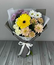 Букет цветов из:  Розы, Герберы и Хризантемы #REPLACE_PRED# Иловле