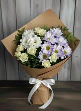 Букет цветов из:  Хризантемы и Розы в Иловле
