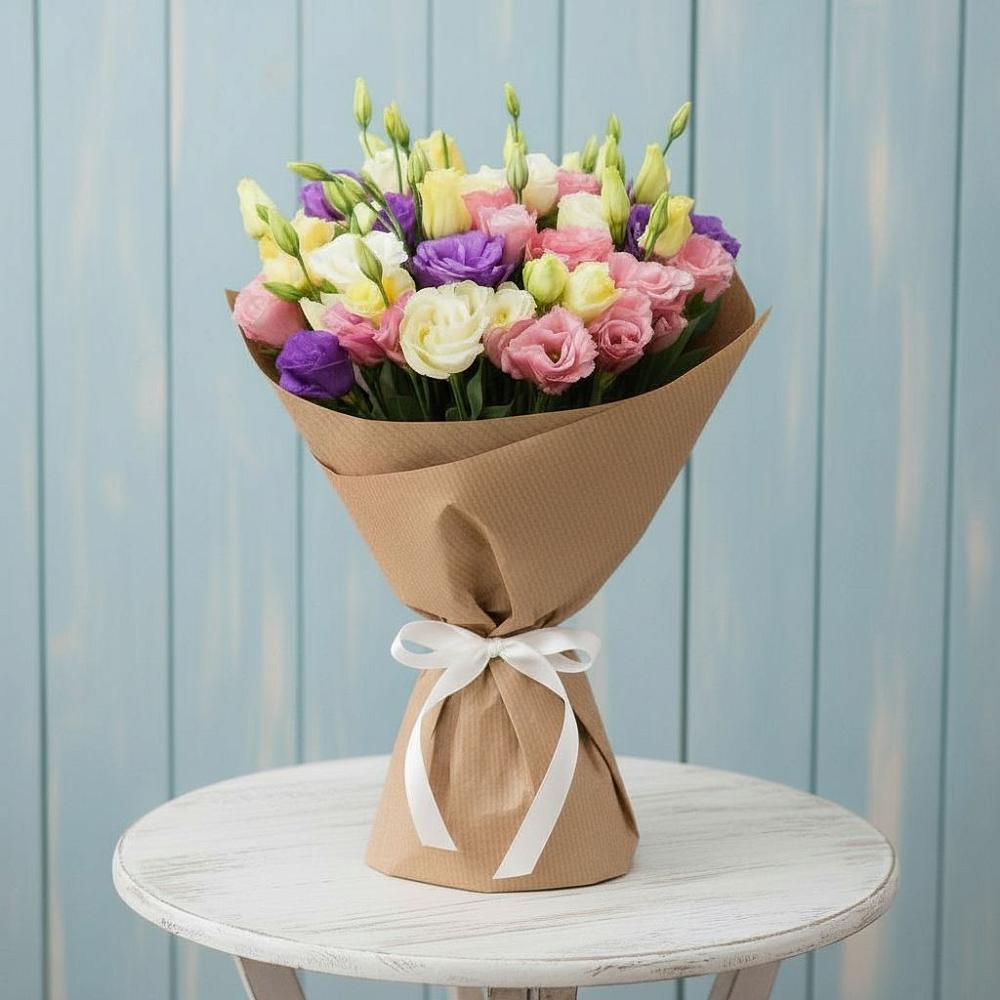 Букет цветов из: Лизиантусы в Иловле