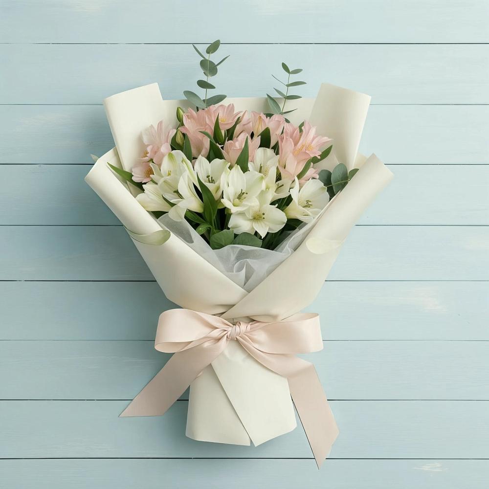 Букет цветов из: Альстромерии в Иловле