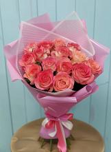 Букет 15 Розовых роз Равель в Иловле