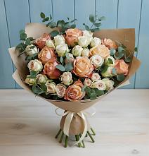 Букет цветов из:  Альстромерии и Розы в Иловле